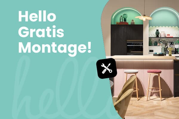 Hello Gratis Montage! actie banner